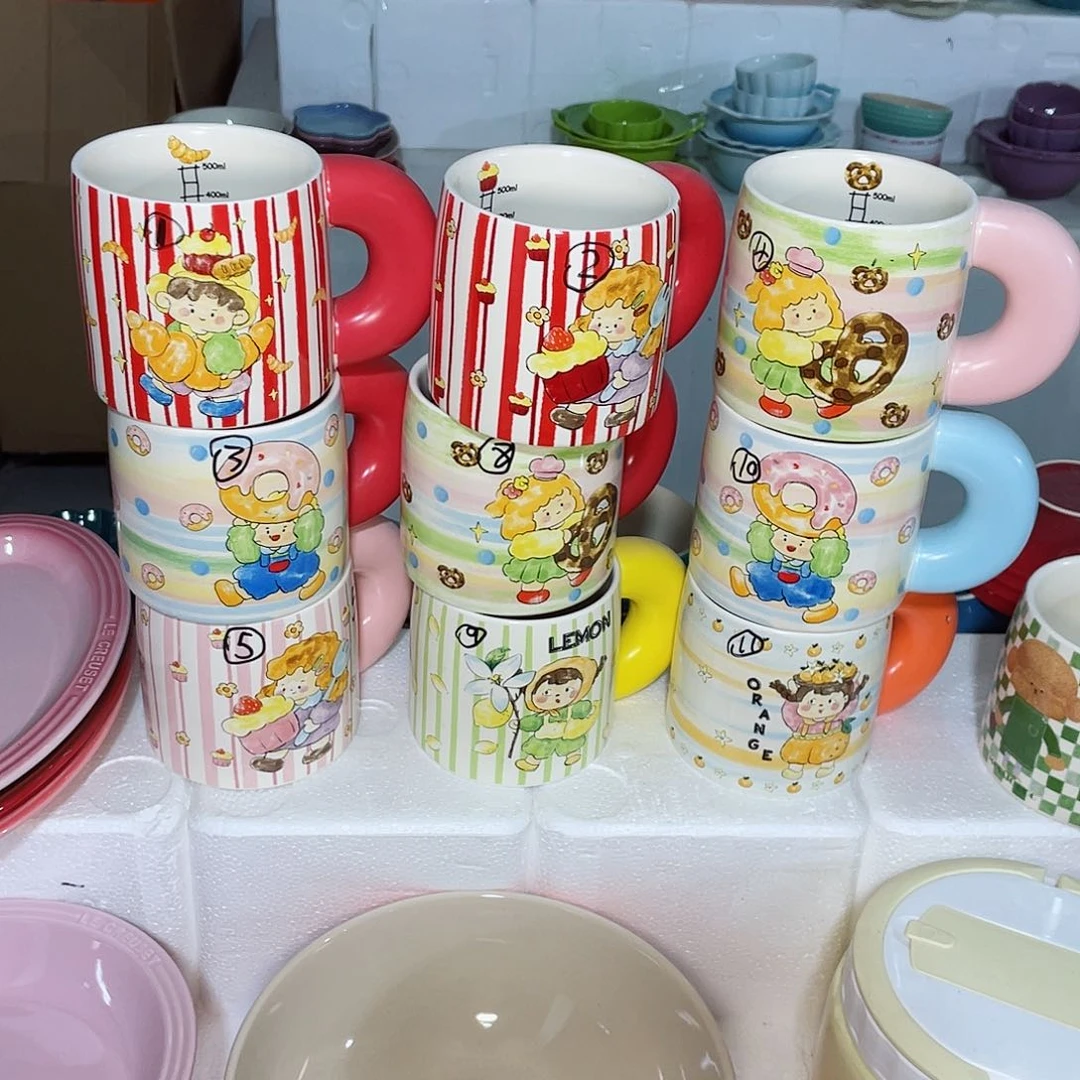 瓷片微瑕陶瓷餐具家用 两个