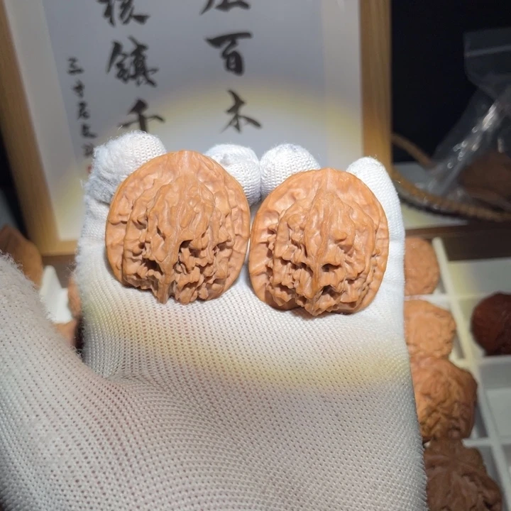 喜***靥核桃文玩核桃高帽天地