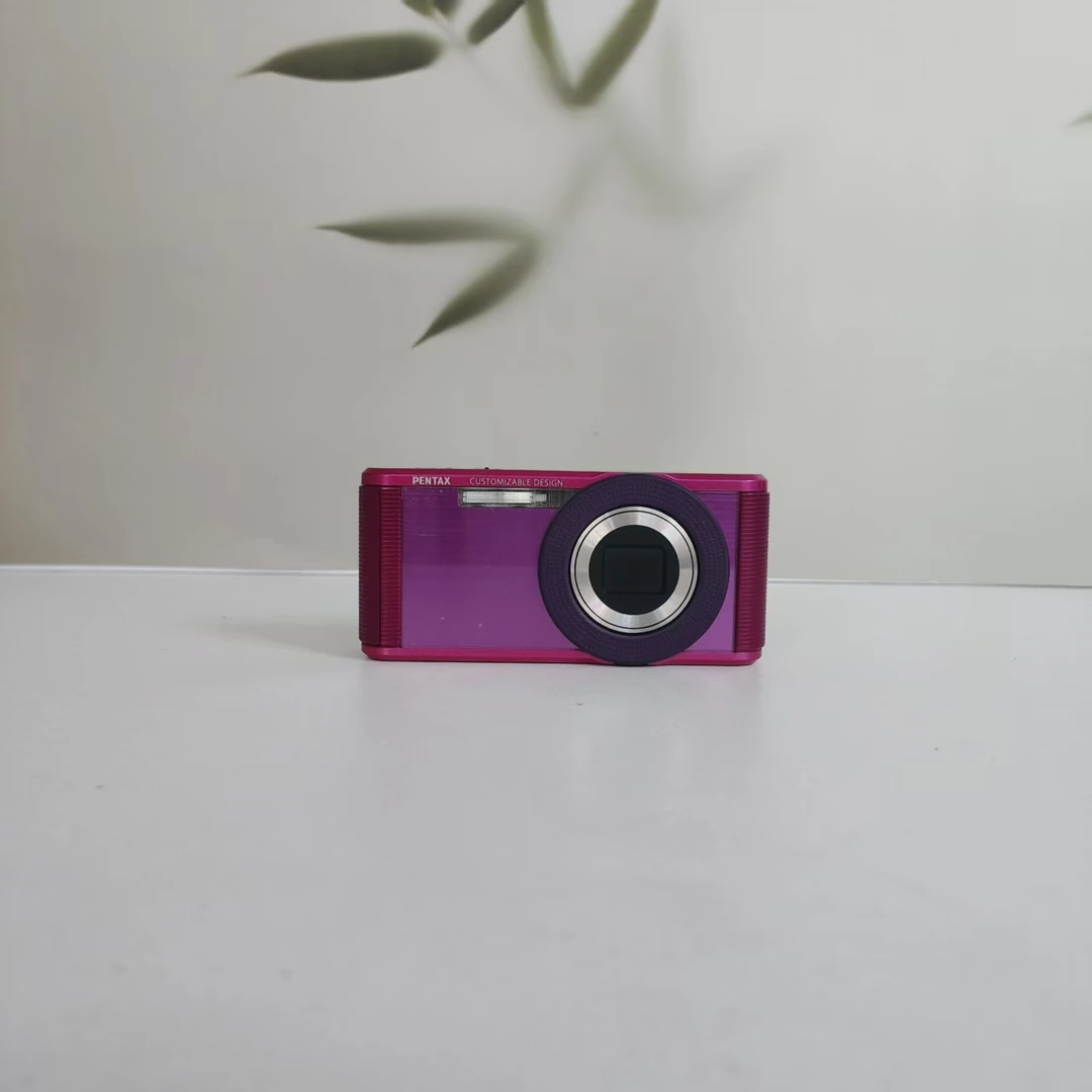 9新 Pentax/宾得 LS465紫色ccd相机 1600万像素5倍光学变焦
