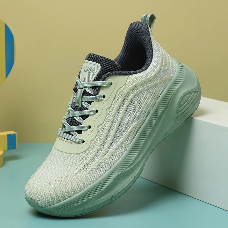 专业跑步鞋男鞋单网面超轻运动鞋镂空透气跳绳鞋健身通勤慢跑鞋女