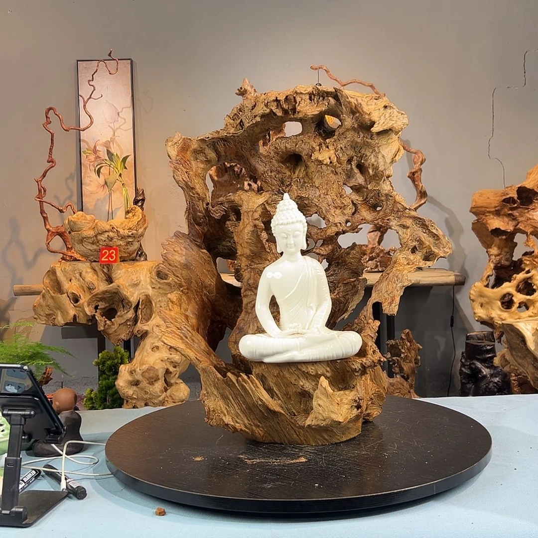 茶***厚香榧木根雕摆件22222222