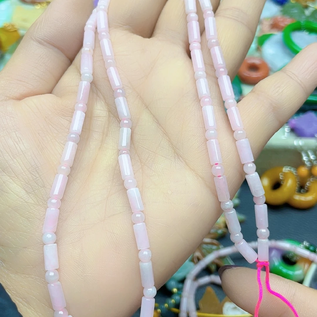 翡翠未镶嵌颈饰项链