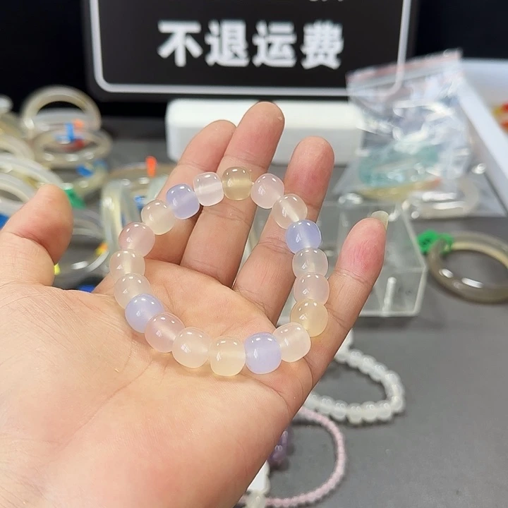玛瑙/玉髓手镯未镶嵌-**蛋