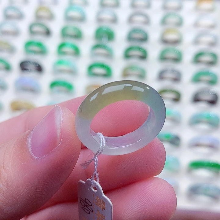 翡翠未镶嵌戒指13号