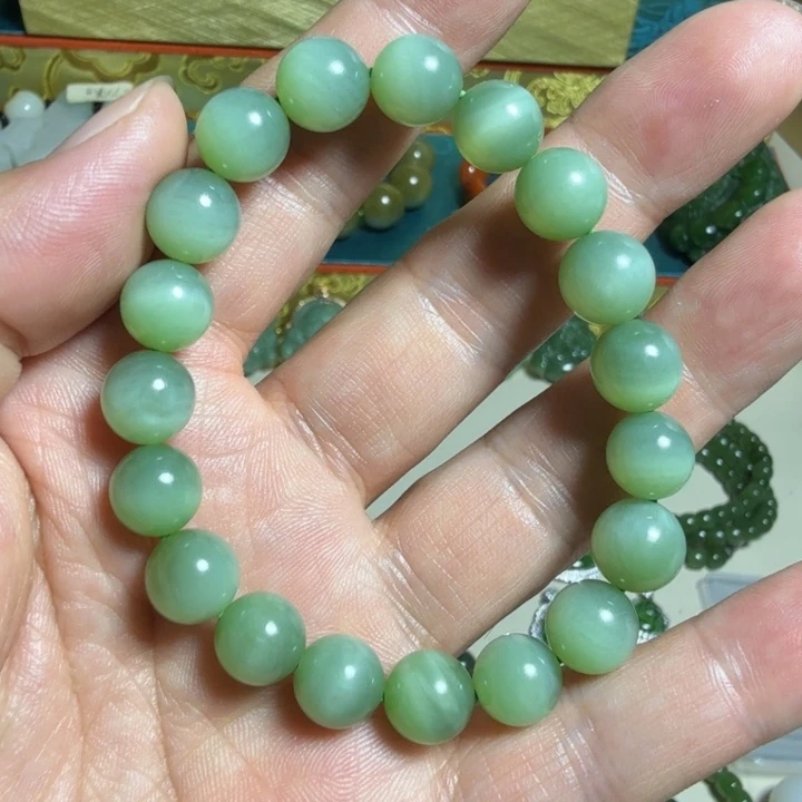 和田玉（碧玉）未镶嵌手串