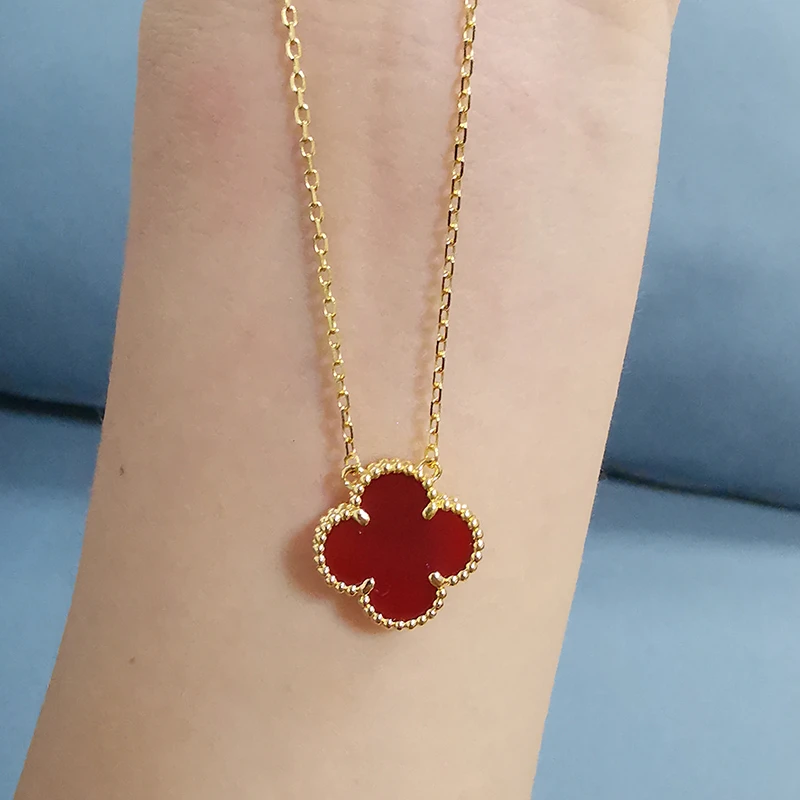 重金18K金红玛瑙15mm套链