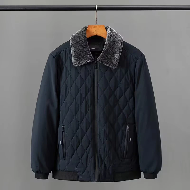 【通江恒宣】C45124中年男士冬季加绒加厚保暖外套