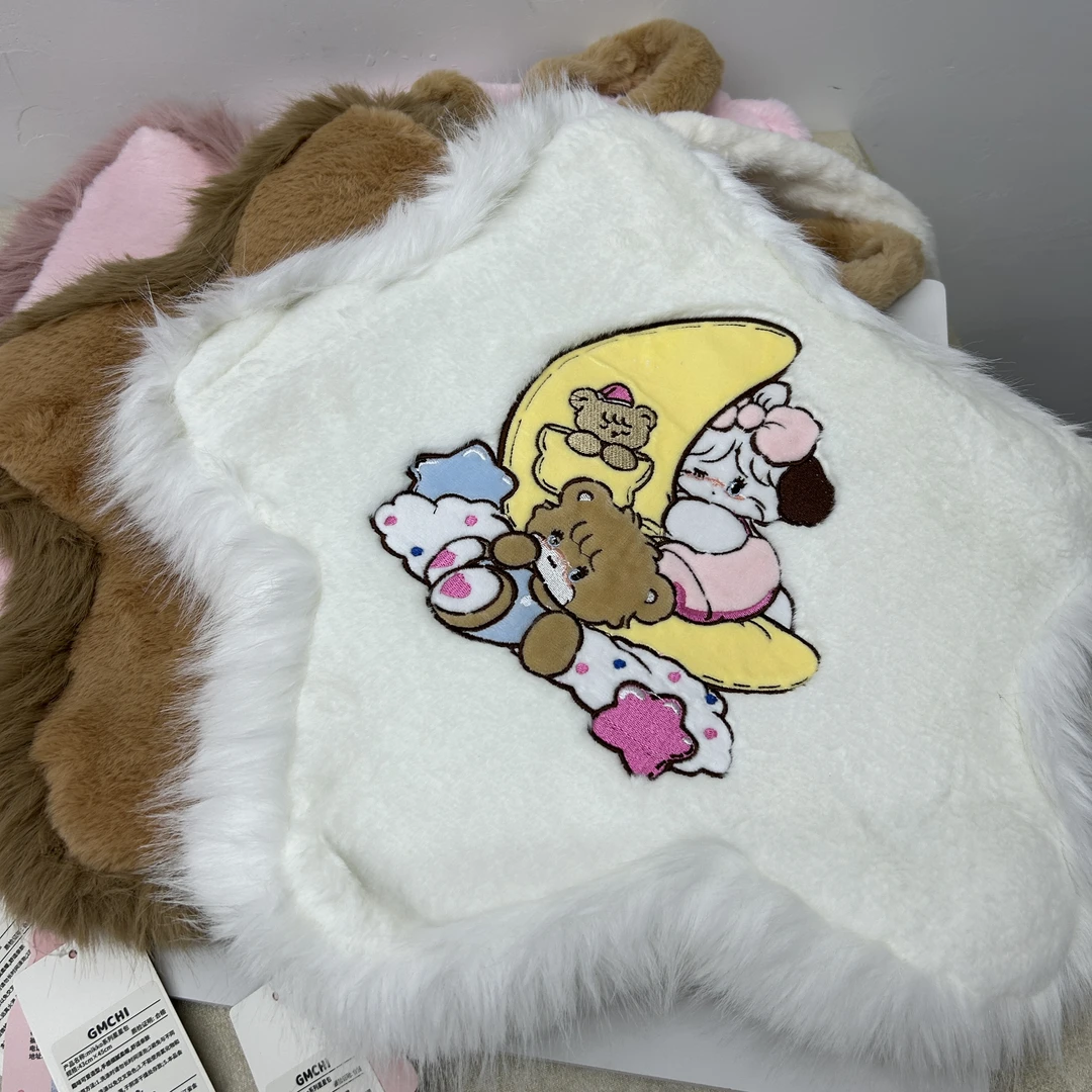 Mikko星星毛绒斜挎包