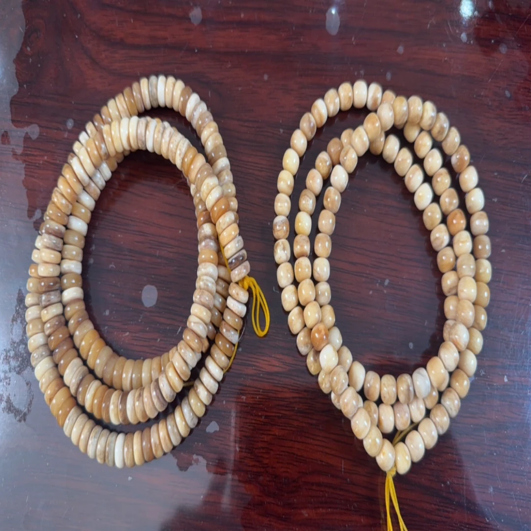 非金属树脂项链 陆地二指禅108脖挂随机发货