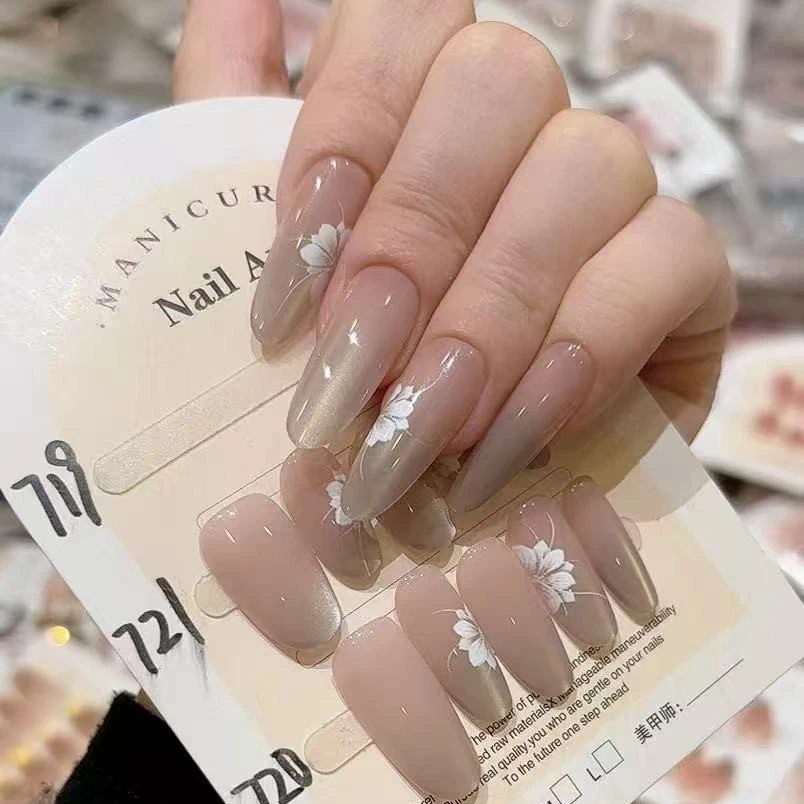 冰花猫眼手工穿戴甲