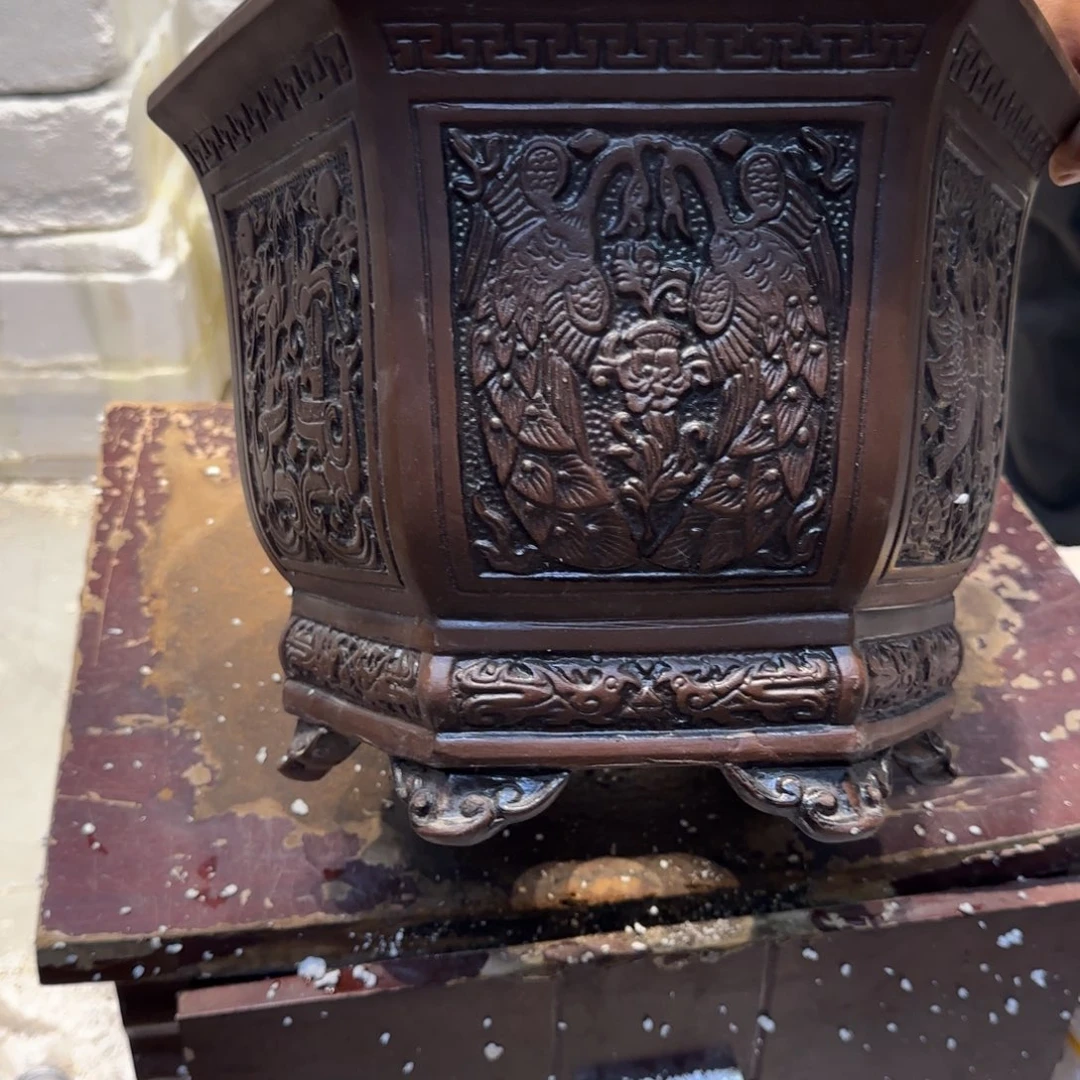 紫砂花盆口径26.22口径