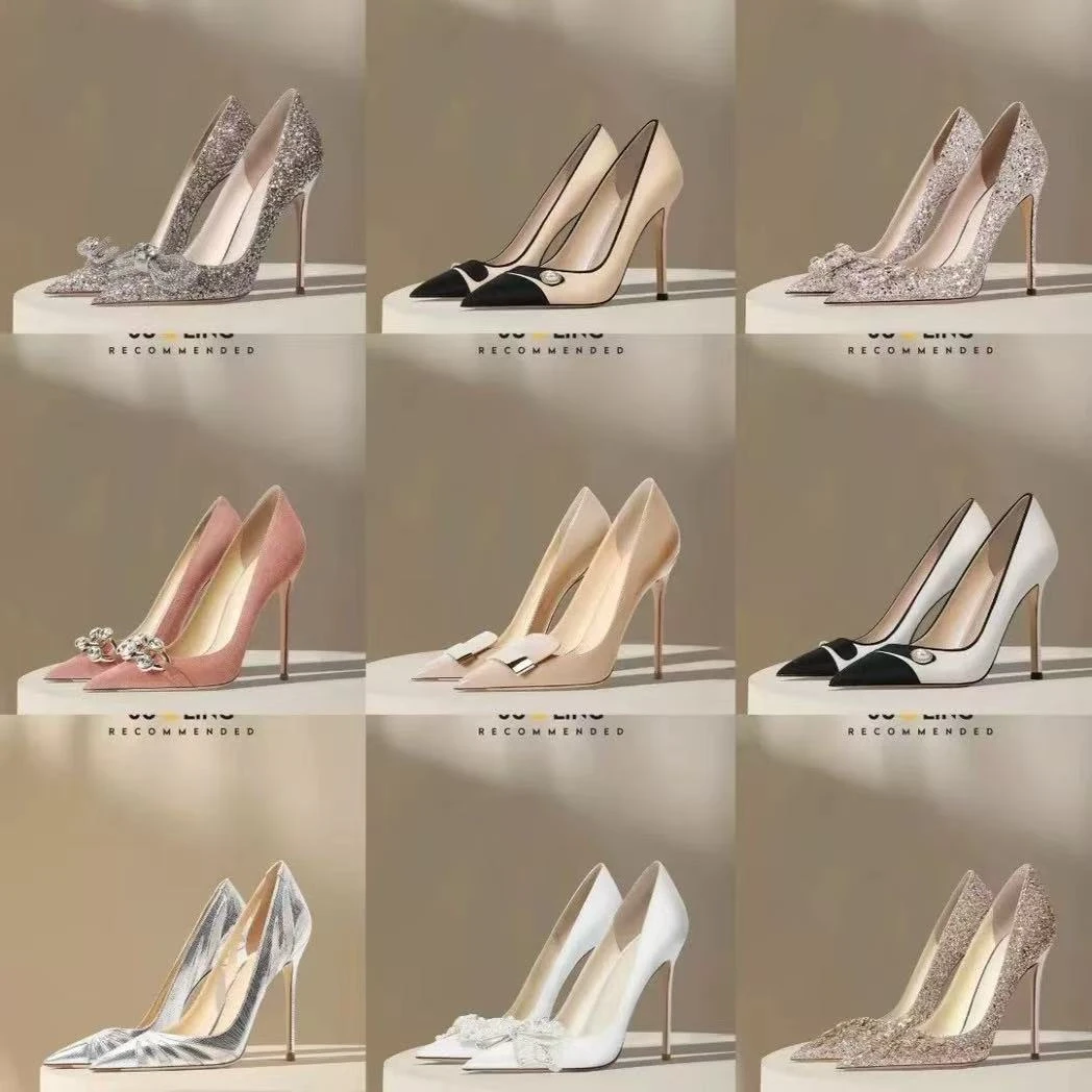 HBE668优雅气质法式软底软面晚晚风时尚舒适时装真皮单女