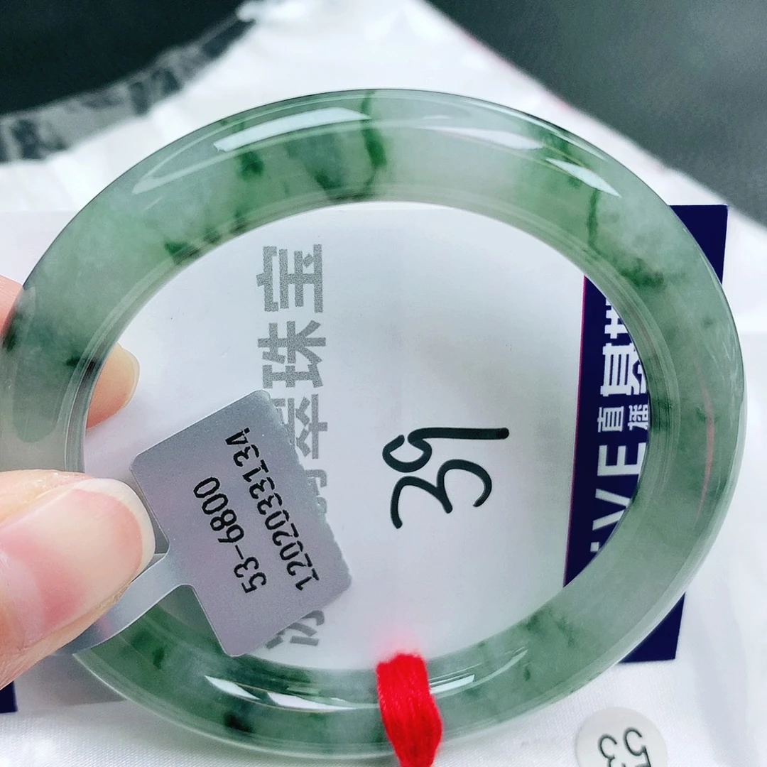 翡翠未镶嵌手镯缅甸天然A货翡翠手镯