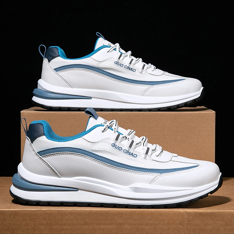 2025夏季男鞋网面透气运动鞋轻便耐磨男士休闲鞋潮流旅游鞋跑步鞋