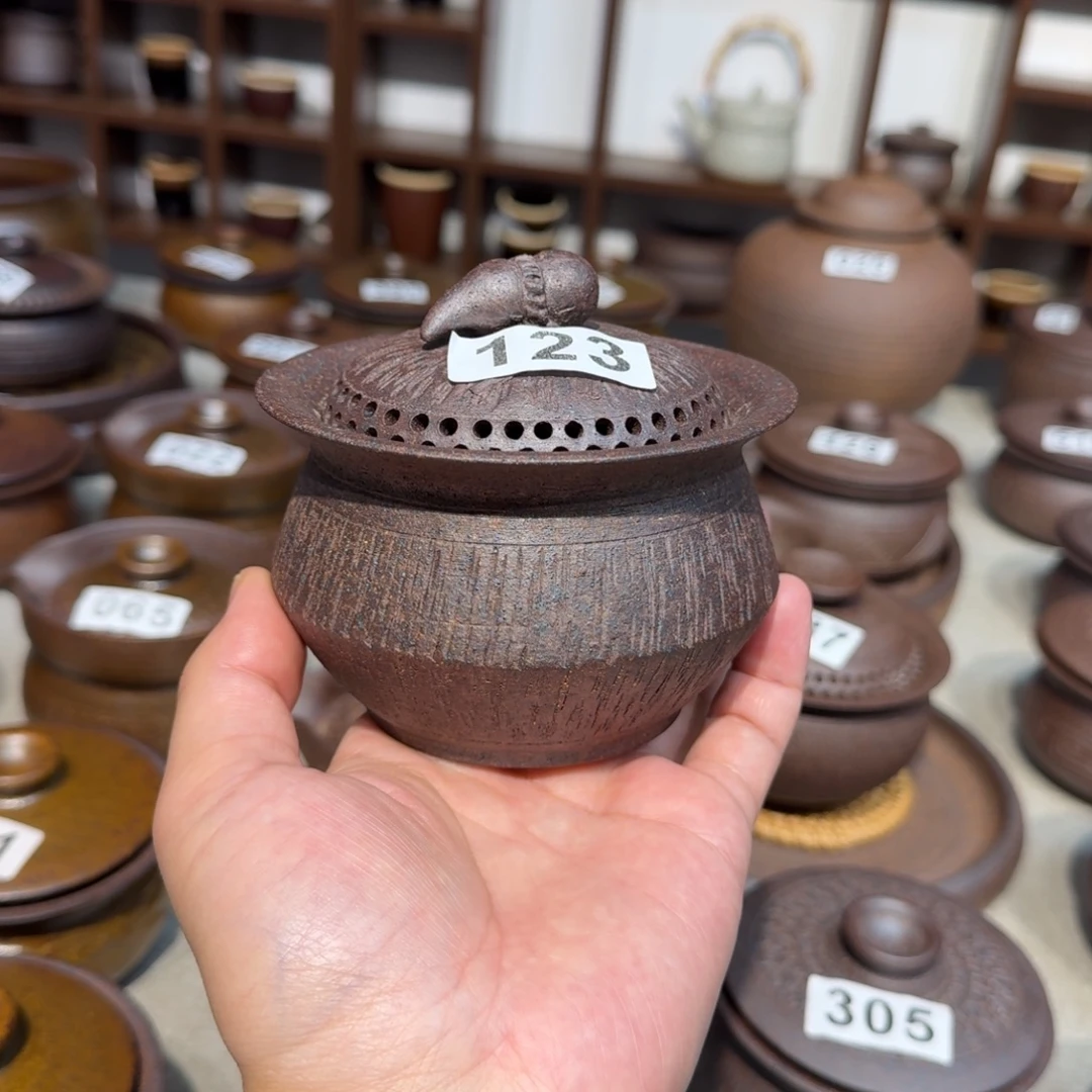 粗瓷茶具素色盖碗
