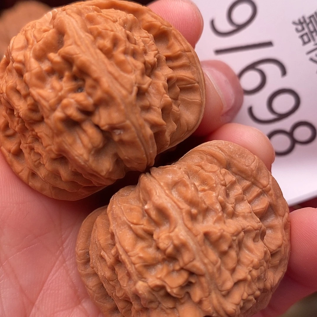 把件文玩核桃38白狮子