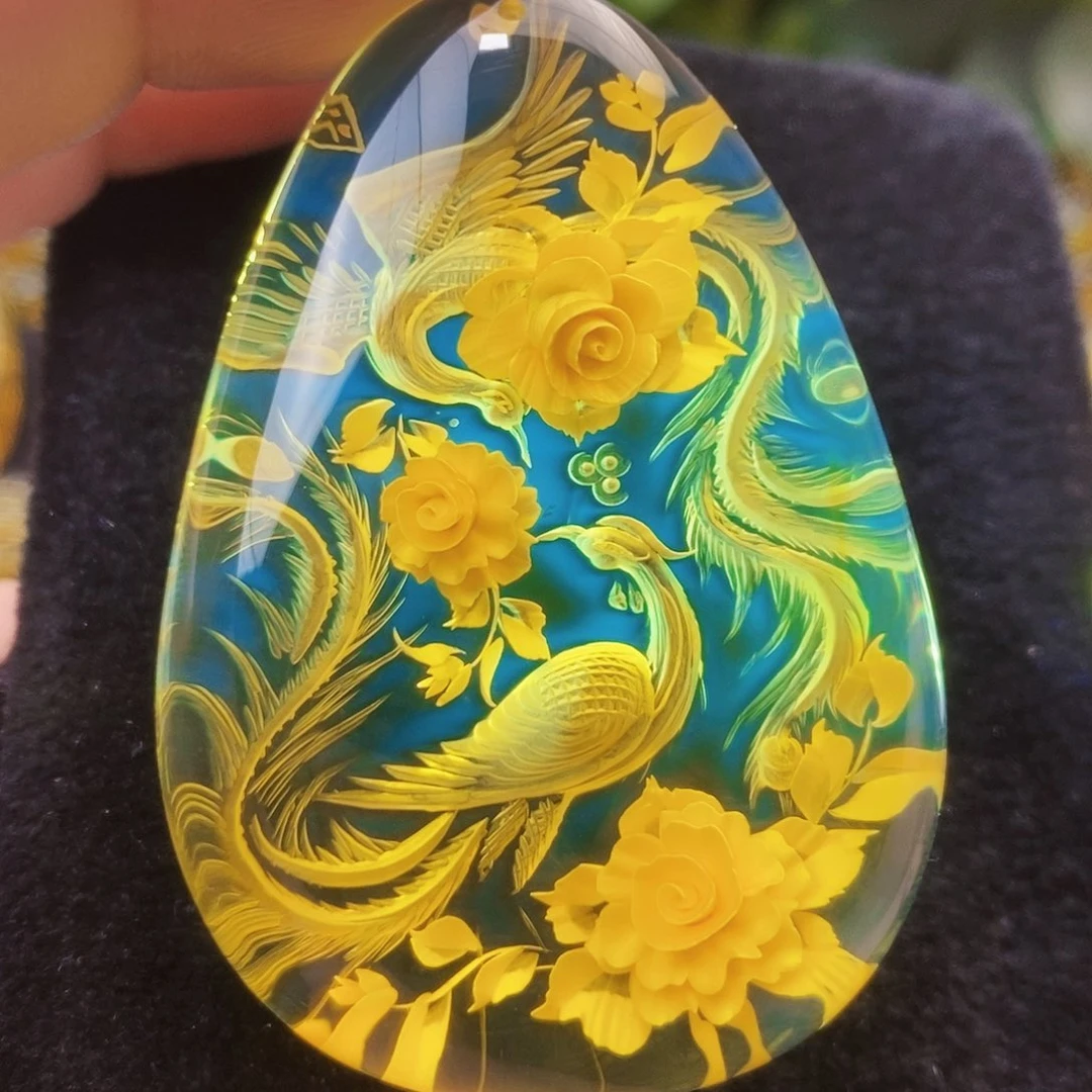 【闪购商品】金珀吊坠(不含链)未镶嵌