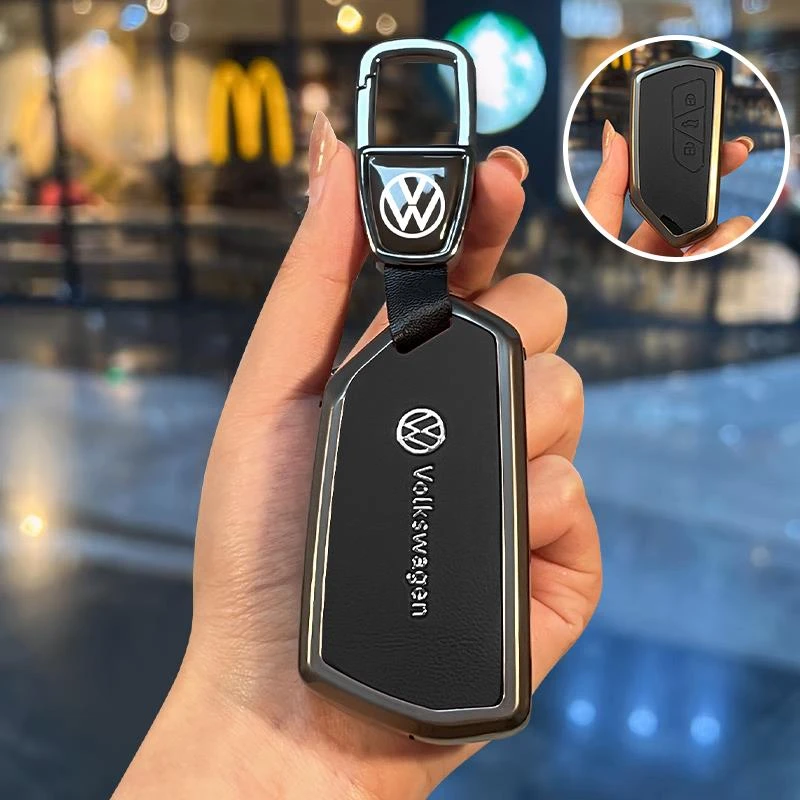 2025款大众探岳L钥匙套23/24/25款全包真皮高能豪华Plus进阶版男