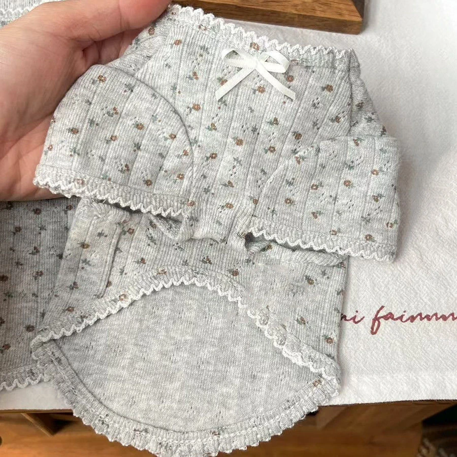 嬉皮宠季宠物舒适裙透气可爱居家风狗狗比熊狗狗衣服春夏泰迪