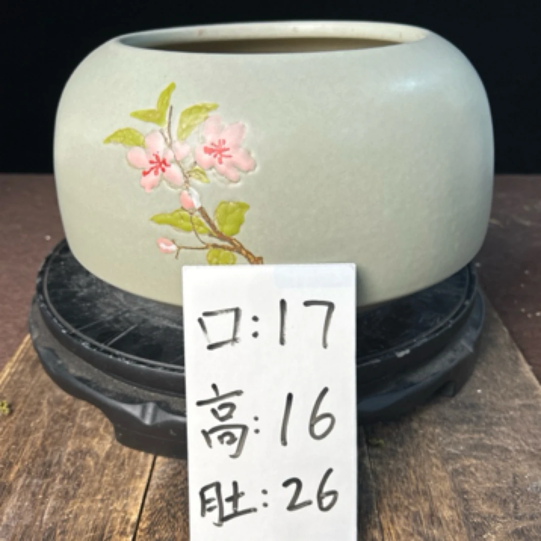 景德镇陶瓷花盆高温透气