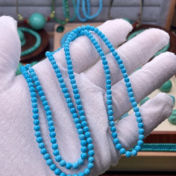 精品蓝色米链卡3.5mm