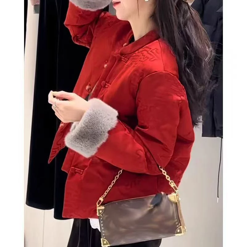 长袖常规款耐磨保暖短款棉服棉衣网红ins冬季加厚气质时尚休闲