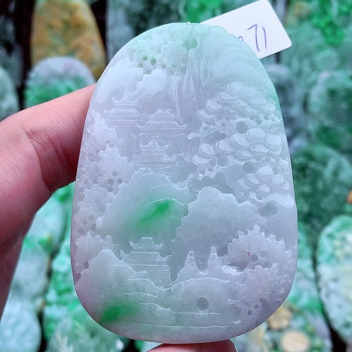 翡翠吊坠(不含链)未镶嵌