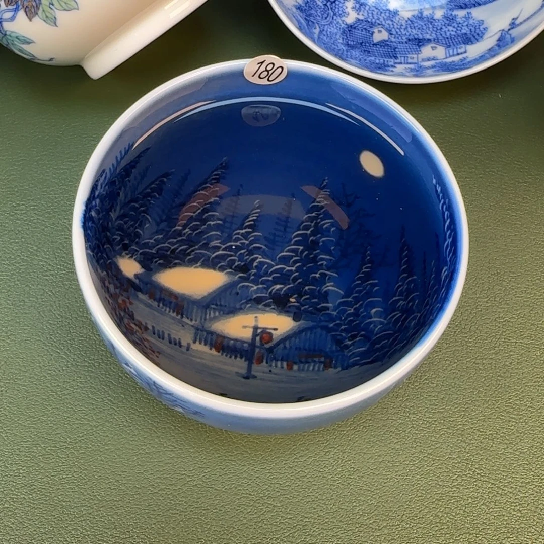 彦祖纯手工手绘茶具180