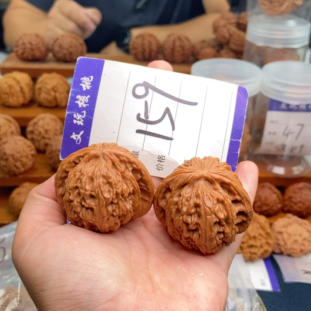 文玩核桃把件43白狮子