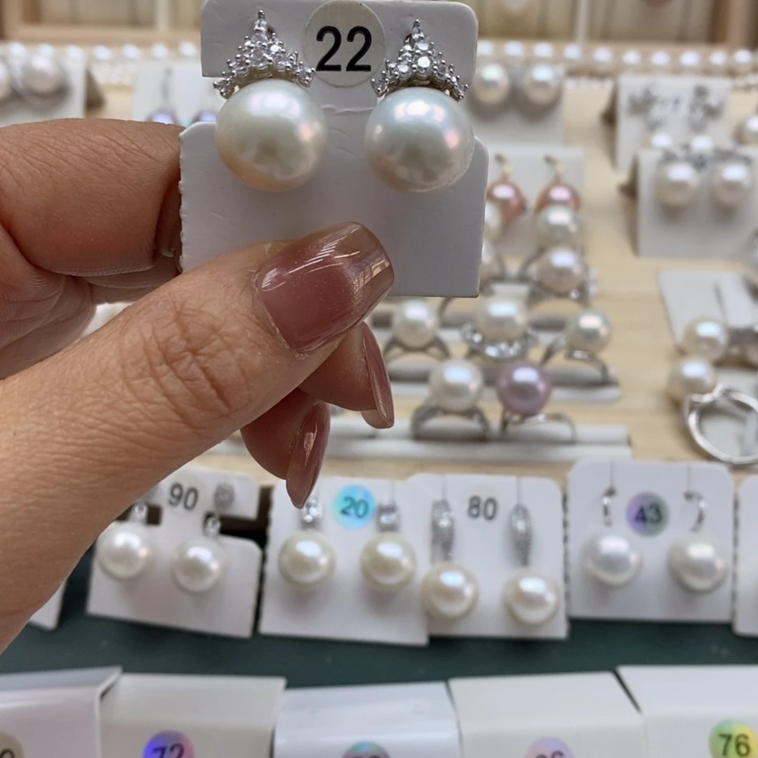 淡水珍珠颈饰银S925镶嵌