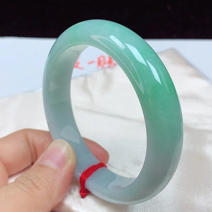 未镶嵌手镯翡翠55圈