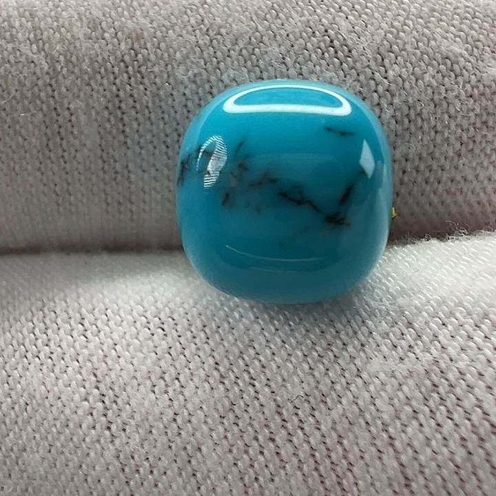 绿松石未镶嵌老型珠9.7