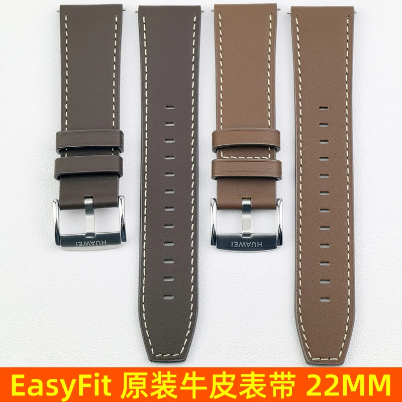 适配华为GT3/4/5真皮表带原厂牛皮手表带WATCH 3/4/5 pro保时捷22