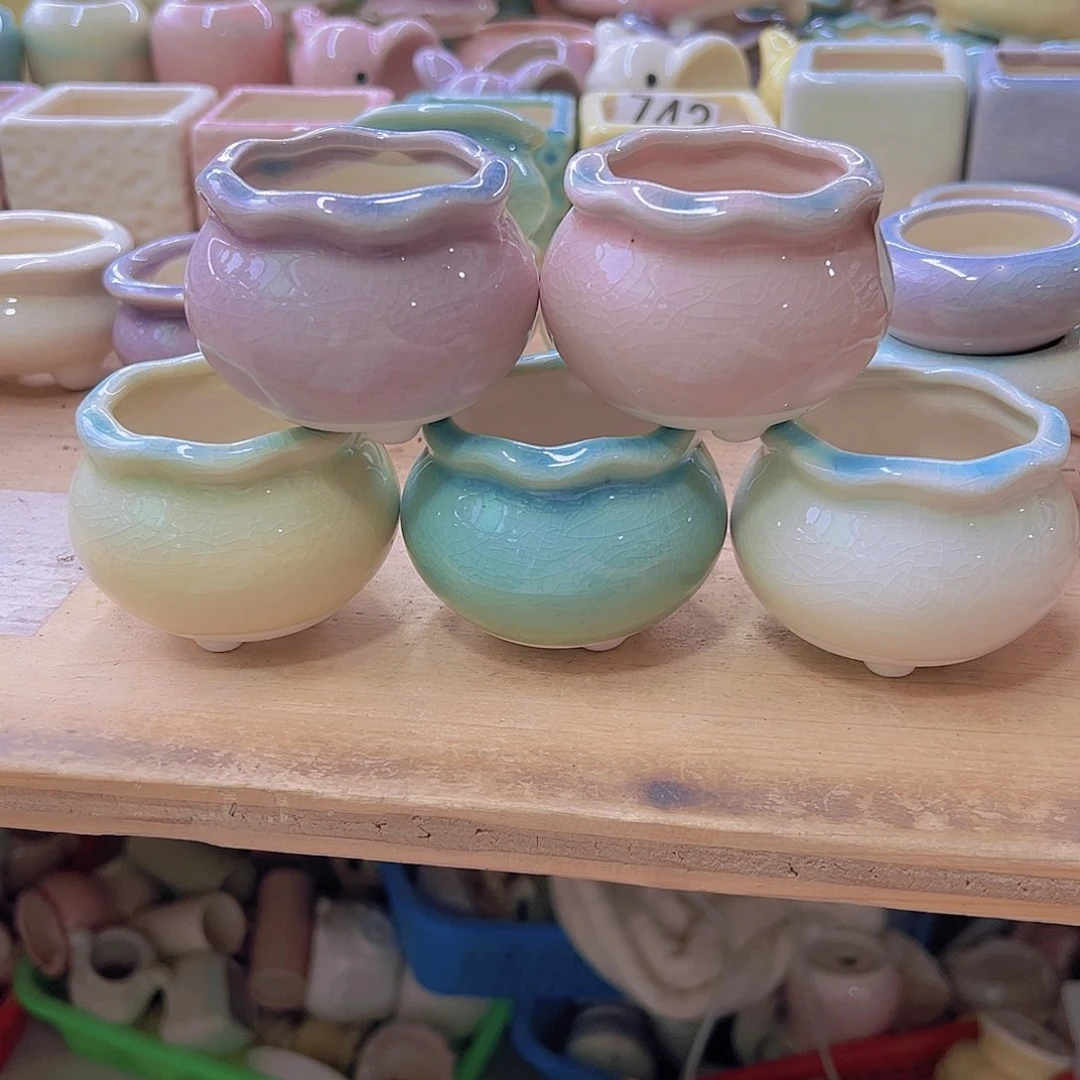 陶瓷花盆单场满12包邮