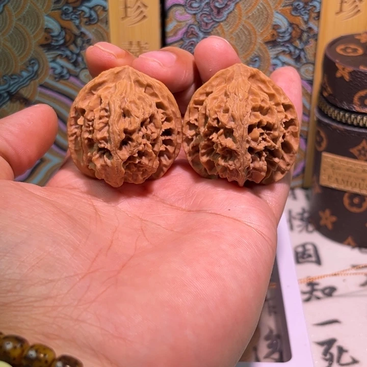 文玩核桃把件38苹果