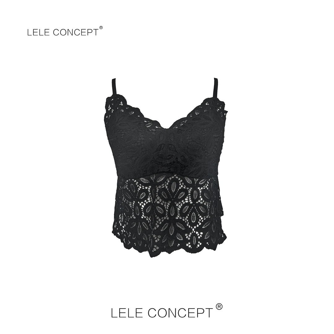 LELE CONCEPT丨新款时装设计师款蕾丝美背BX051