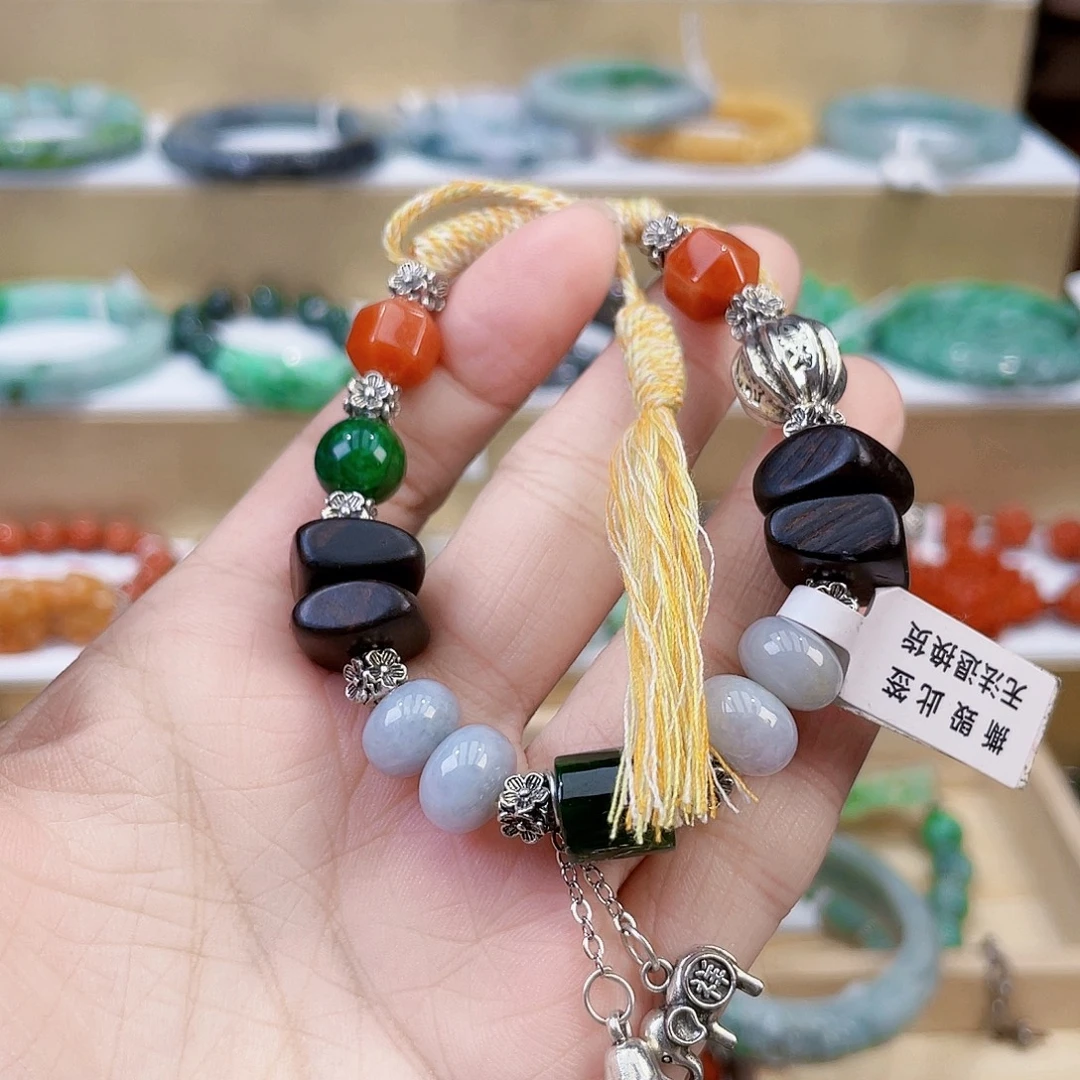 翡翠未镶嵌手链手链