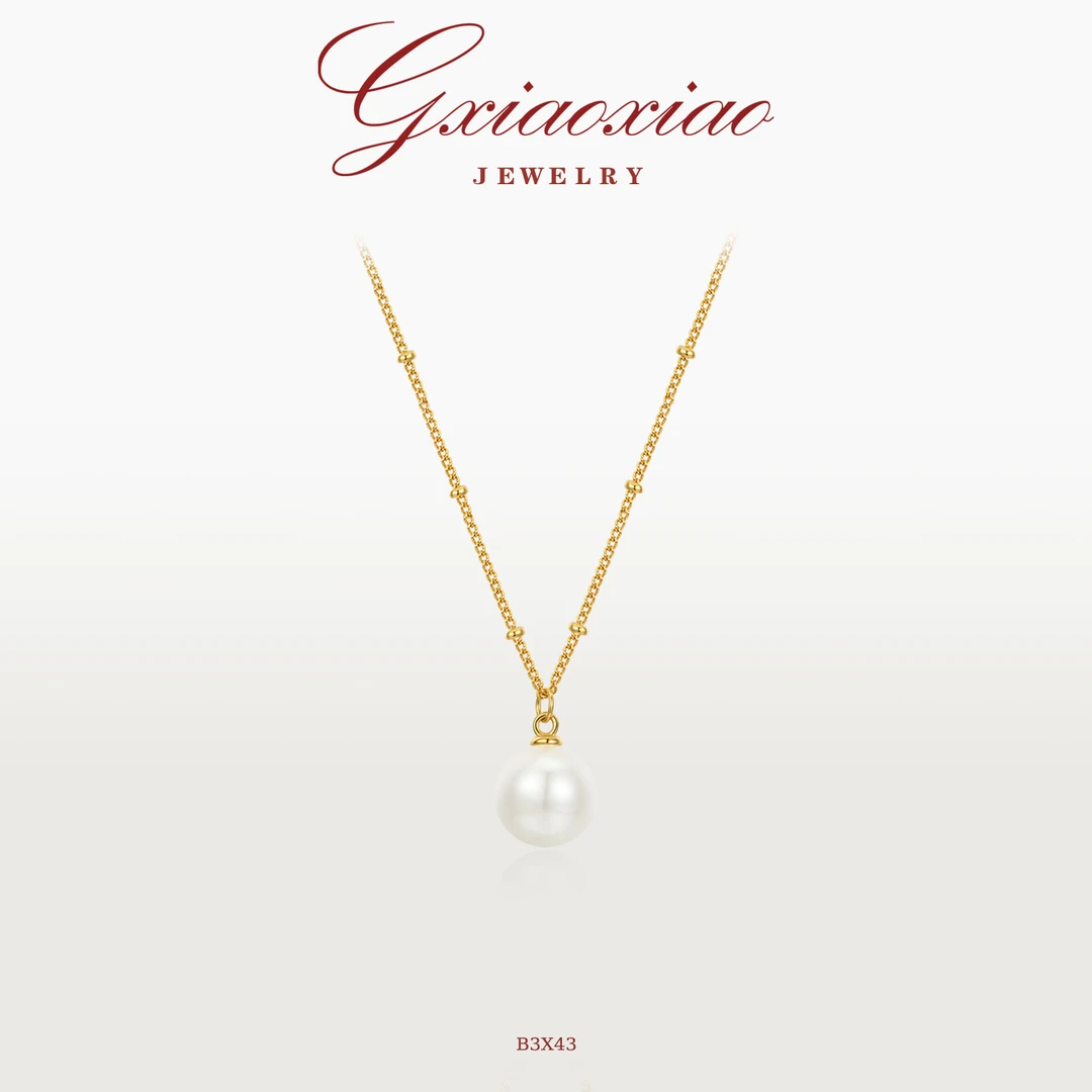 G XIAOXIAO 镀K金 欧美气质简约复古素款项链 B3X43