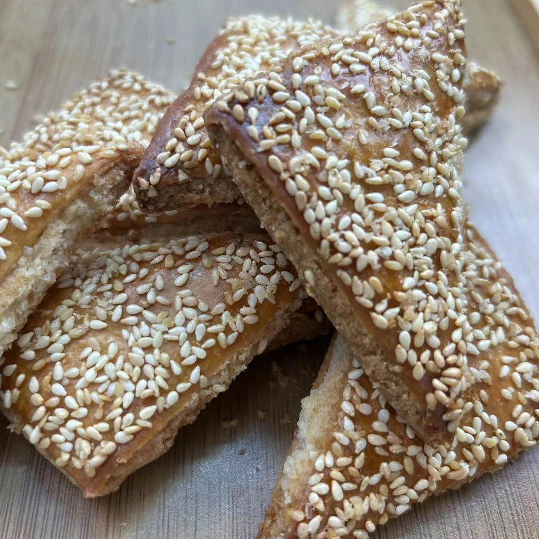 三角酥 酥酥脆脆 满满芝麻 低油  1斤装