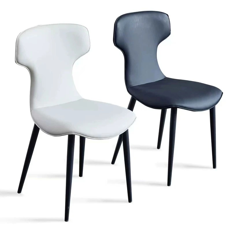 餐椅意式轻奢餐桌椅子家用简约2025新款餐桌椅子弧形椅子奶油高档