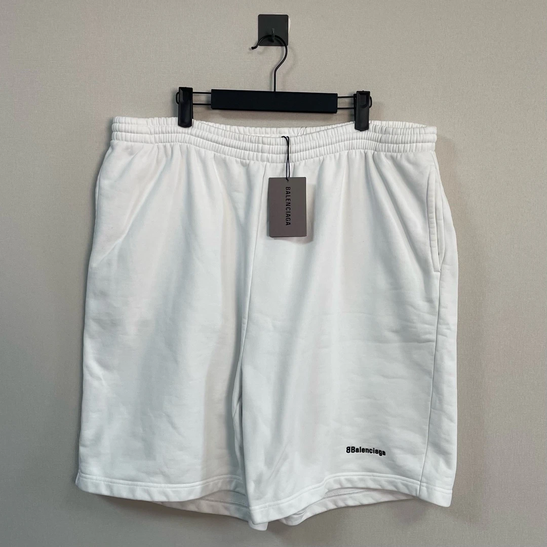 99新 Balenciaga/巴黎世家 刺绣字母短裤/S码/99新带吊/价7300