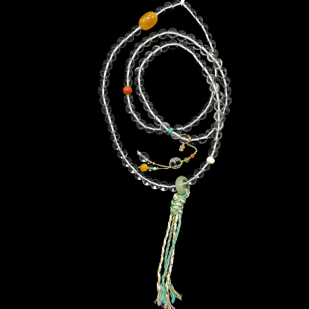 V8267白水晶手串孤品