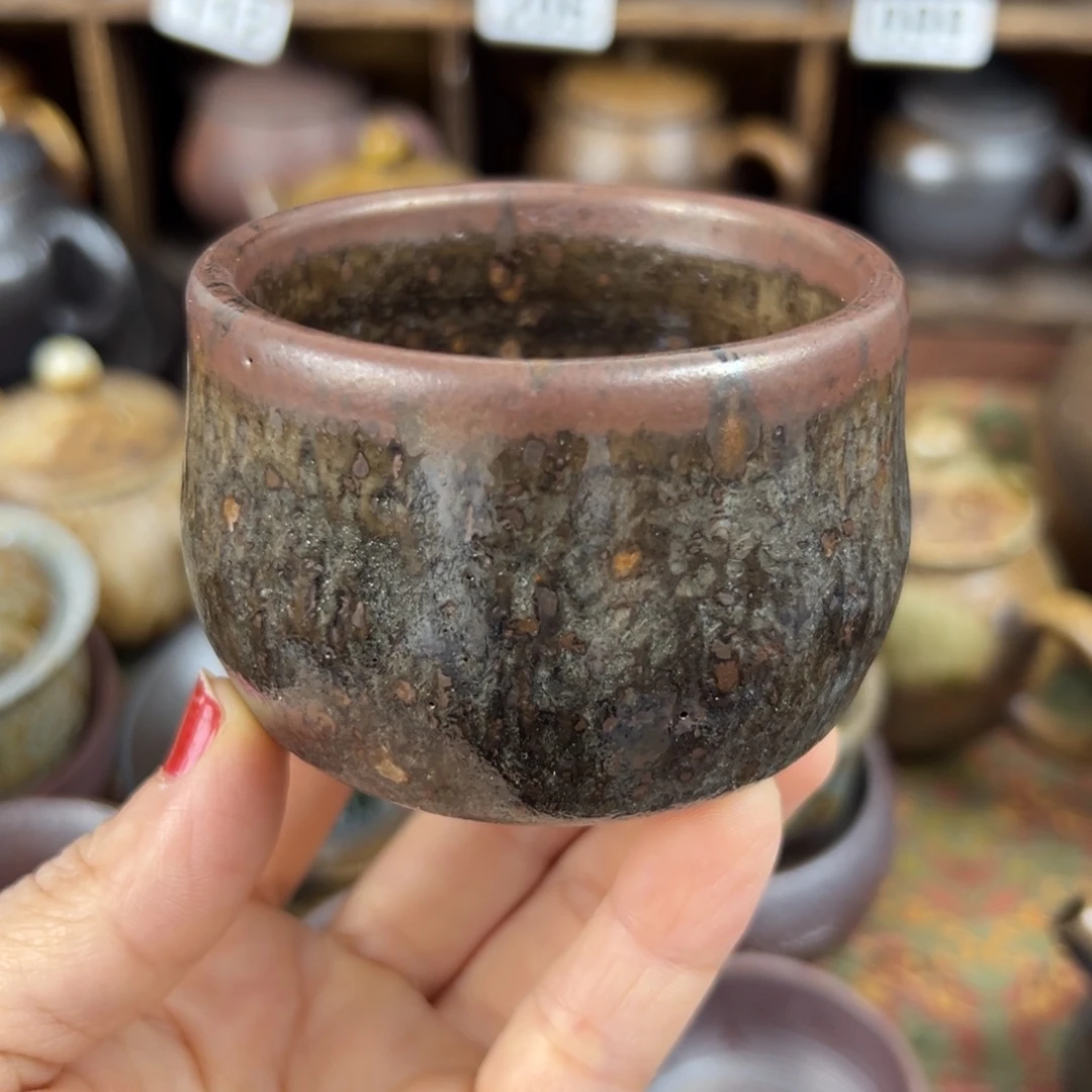 沛***仔柴烧茶器柴烧茶器主人杯