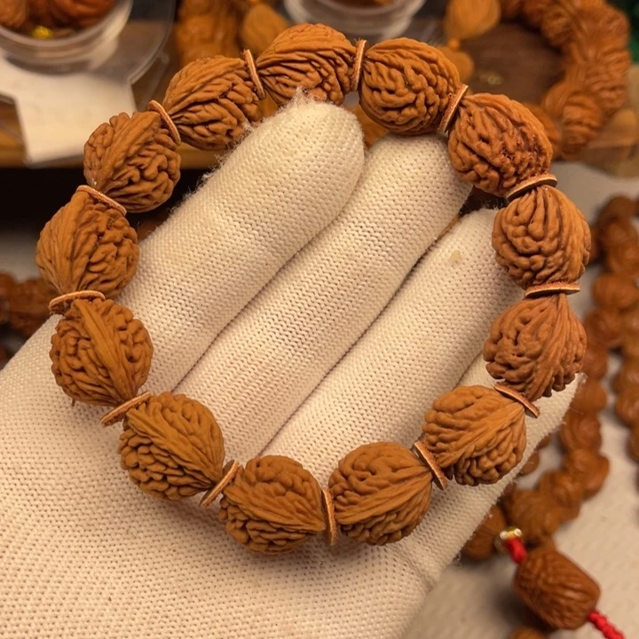 桃木6号链接桃核手串一