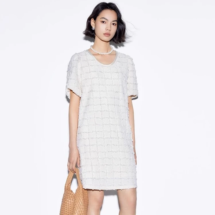 45714【N系列】时髦格子连衣裙Q43BL097