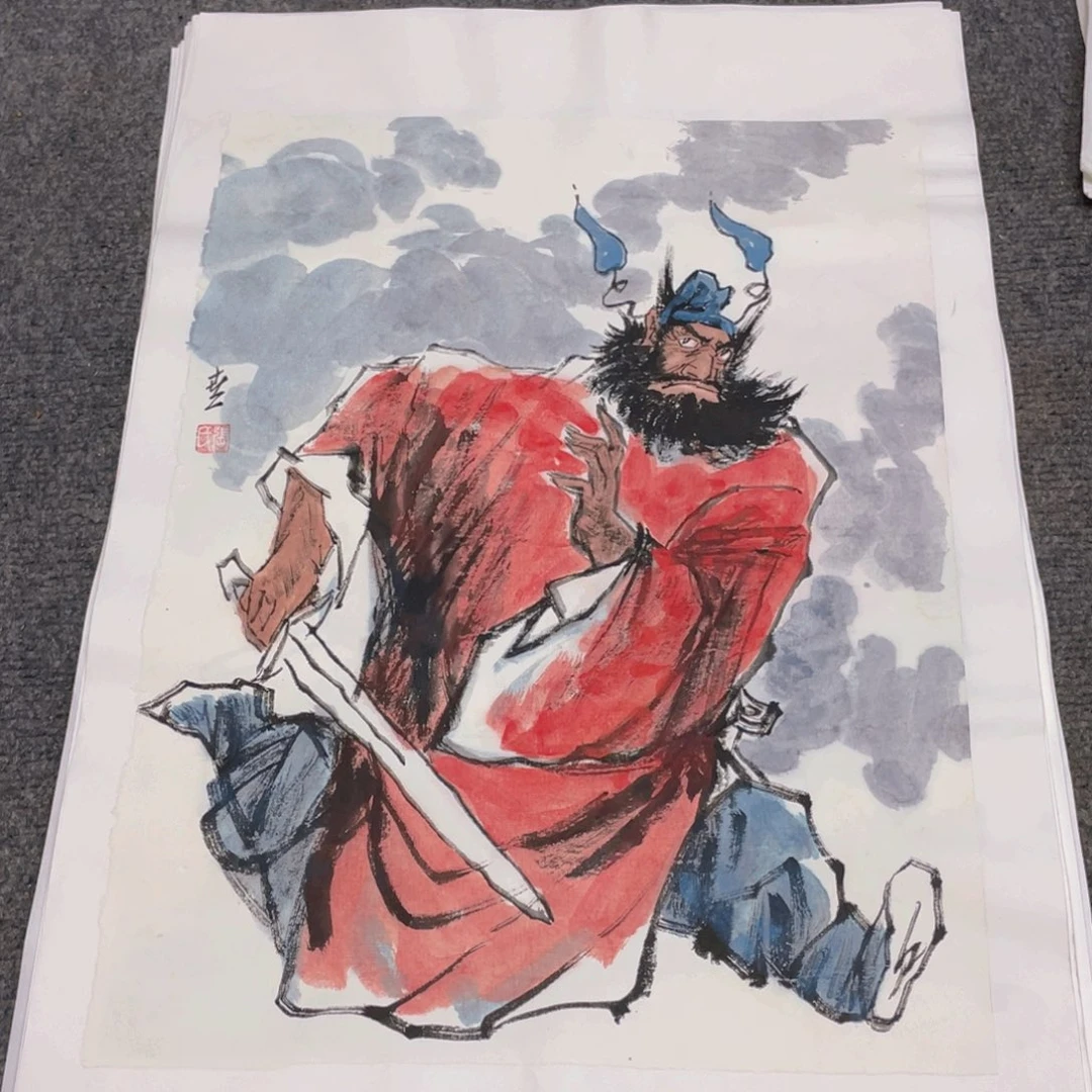 国画1.4平尺国画作品