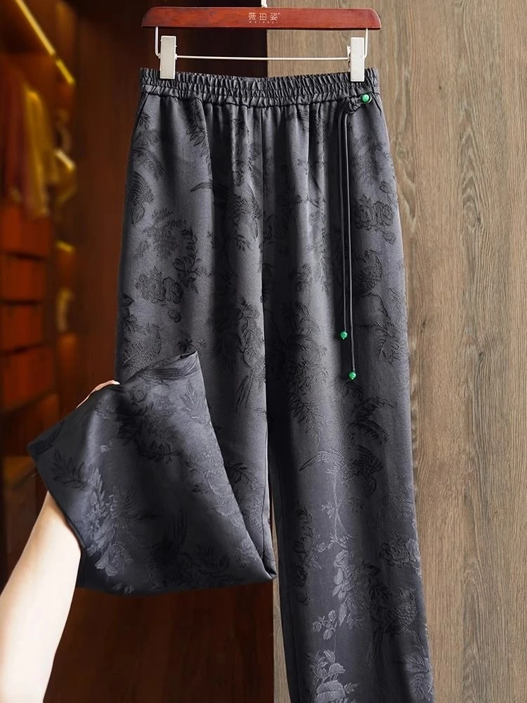 2025年新款阔腿裤洋气高贵显瘦高端设计师气质C02