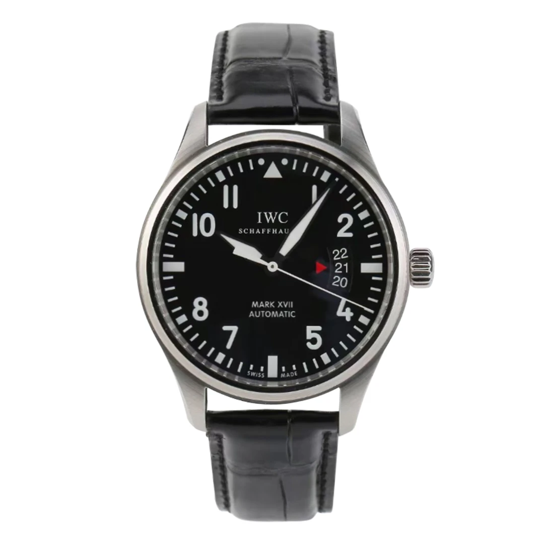 99新 IWC/万国 飞行员/马克十七/单表/41mm/男士腕表/公价32500