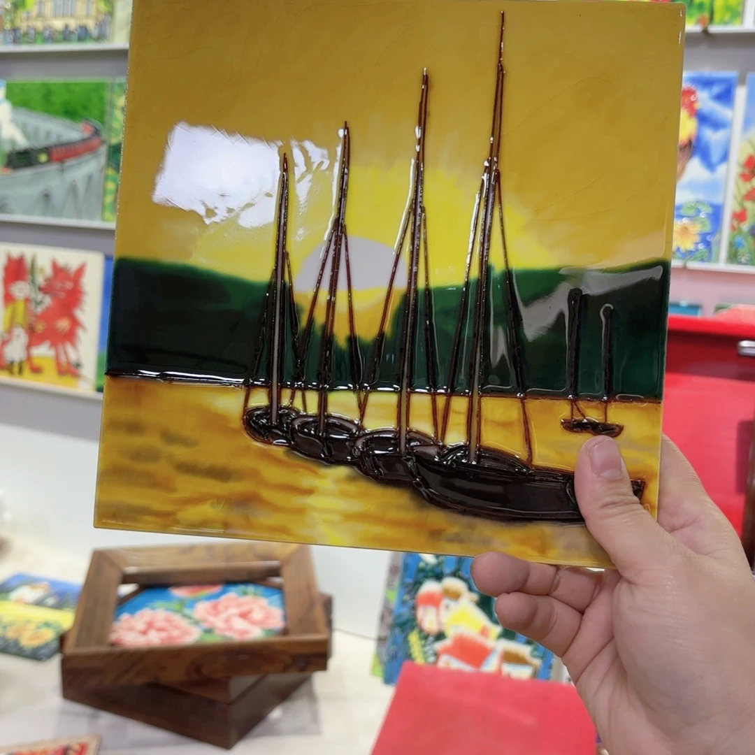 瓷片9****姐20.20单瓷片无框画