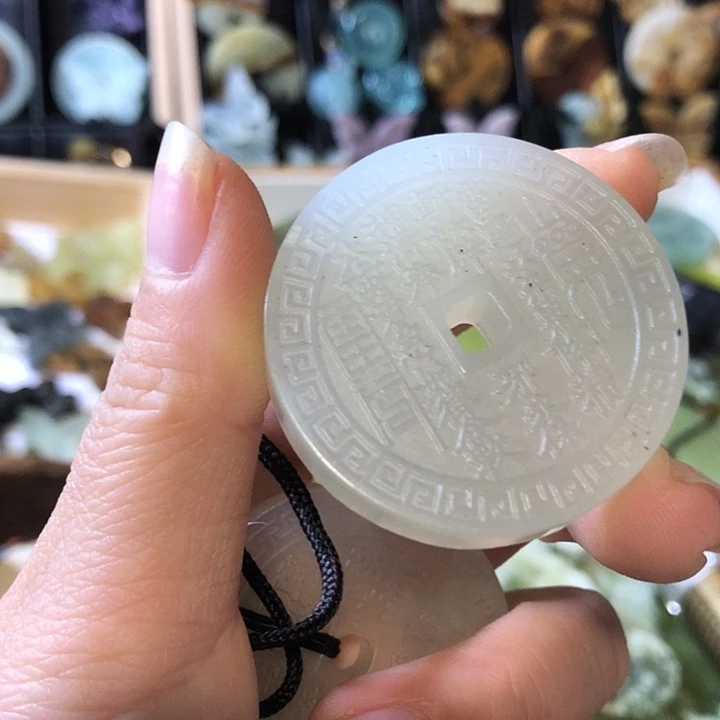 岫玉未镶嵌岫玉挂件